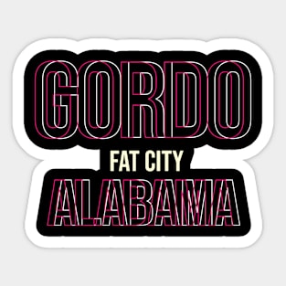 Gordo Sticker